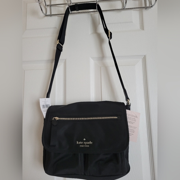 Kate Spade Chelsea Nylon Flap Messenger Bag - Picture 2 of 5